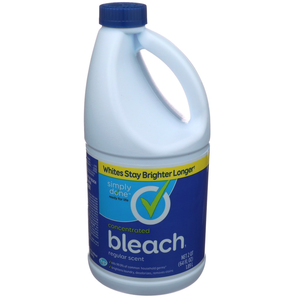 slide 1 of 12, Simply Done Concentrated Bleach, Regular, 2 qt