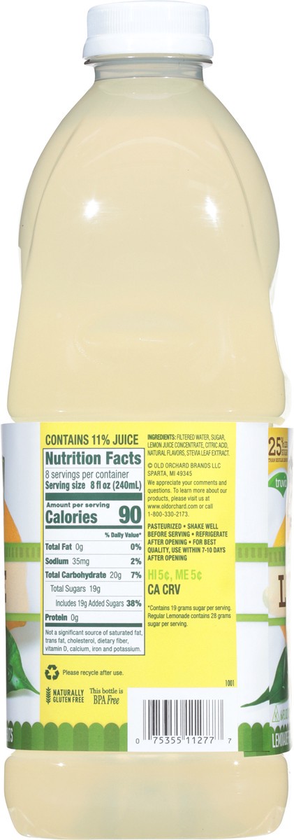 slide 9 of 12, Old Orchard Lemonade Juice Drink 10%, 64 fl oz