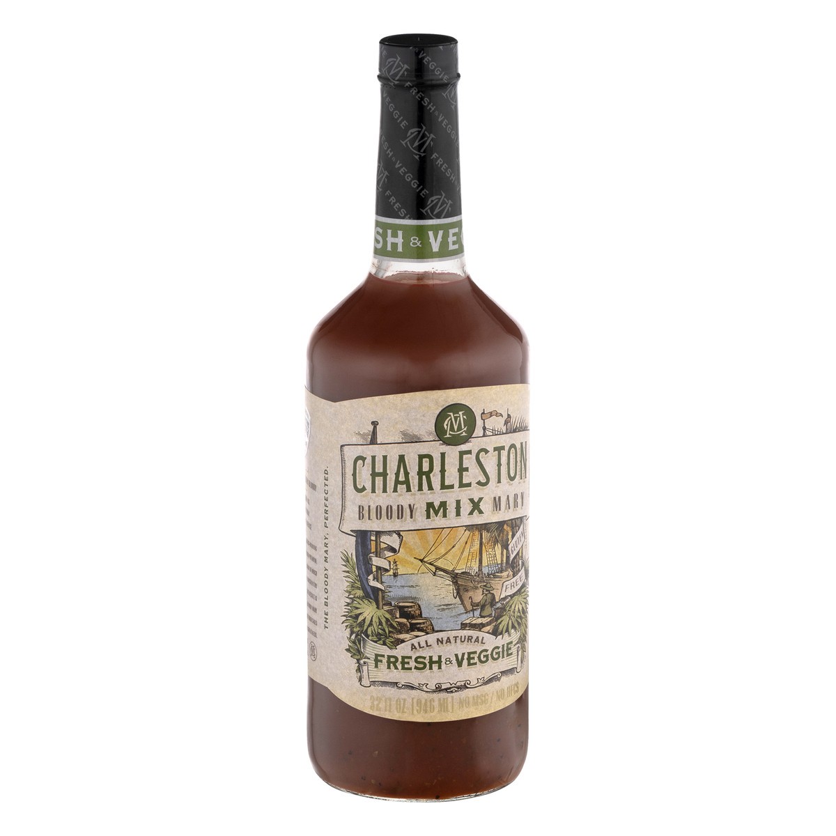 slide 5 of 10, Charleston Mix Fresh & Veggie All Natural Bloody Mary Mix - 32 oz, 32 oz