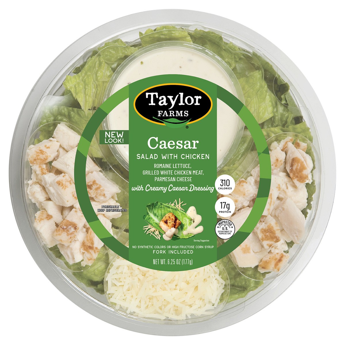 slide 2 of 2, Taylor Farms Ranch with Chicken and Bacon, 6.25 oz