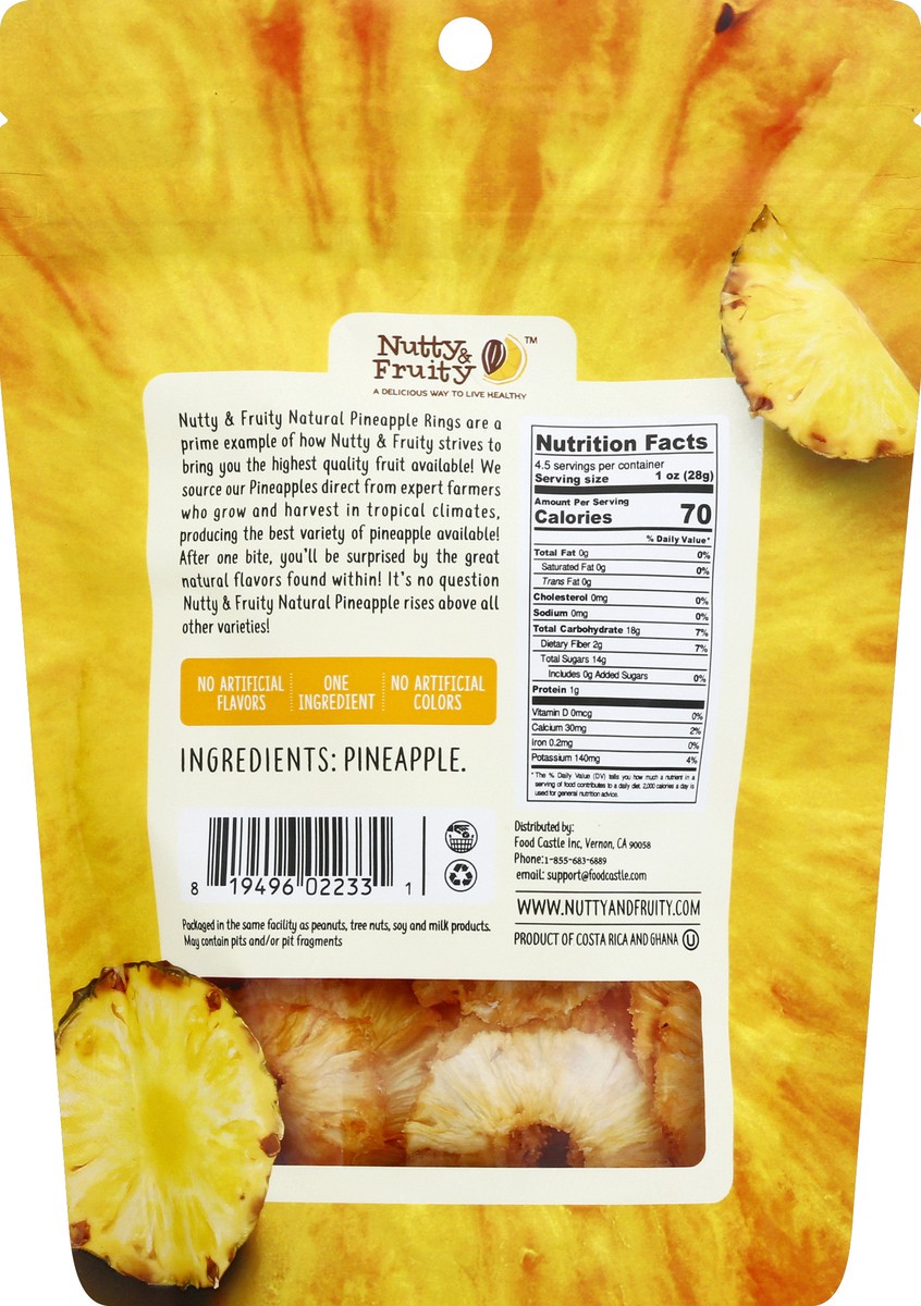 slide 6 of 6, Nutty & Fruity Dried Pineapple 4.5 oz, 4.5 oz