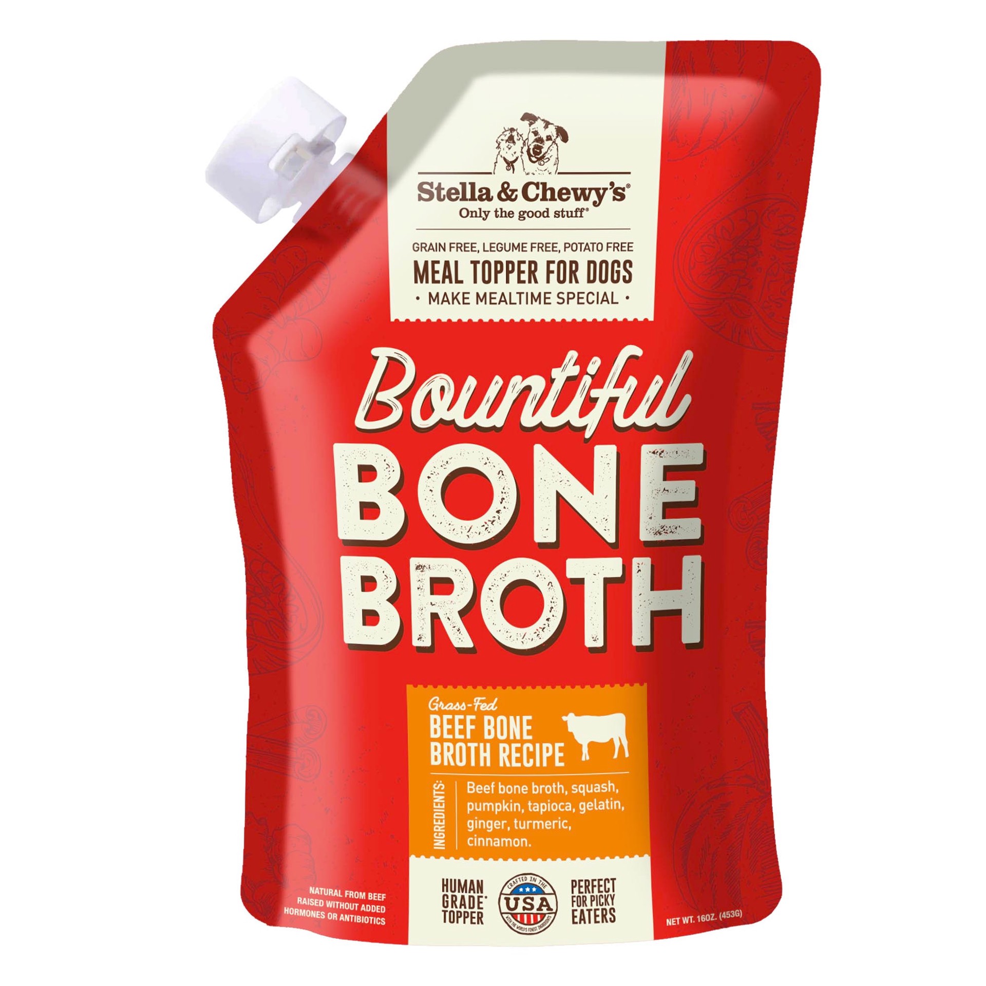 slide 1 of 1, Stella & Chewy's S&C Beef Broth, 16 zzz