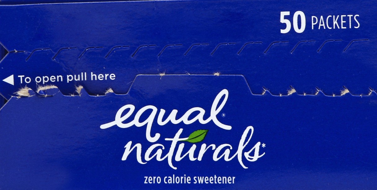 slide 6 of 6, Equal Naturals Zero Calorie Sweetener With Stevia Leaf Extract Packets, 50 ct