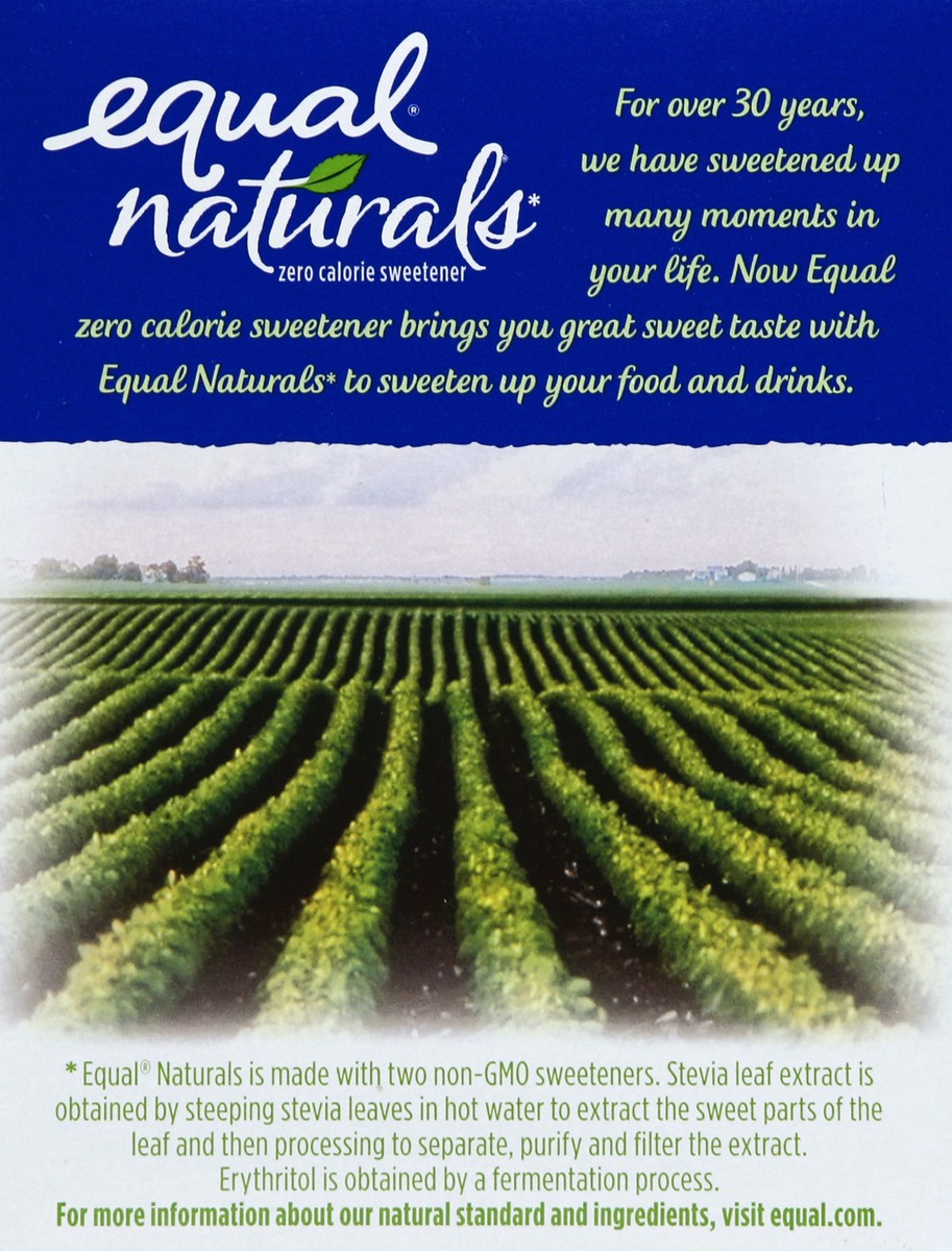 slide 2 of 6, Equal Naturals Zero Calorie Sweetener With Stevia Leaf Extract Packets, 50 ct