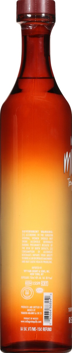 slide 5 of 8, Milagro Tequila, 750 ml