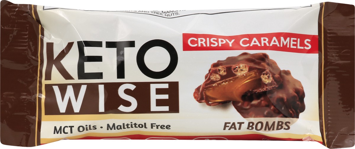 slide 1 of 9, Keto Wise Crispy Caramels Fat Bombs 1.13 oz, 1.13 oz