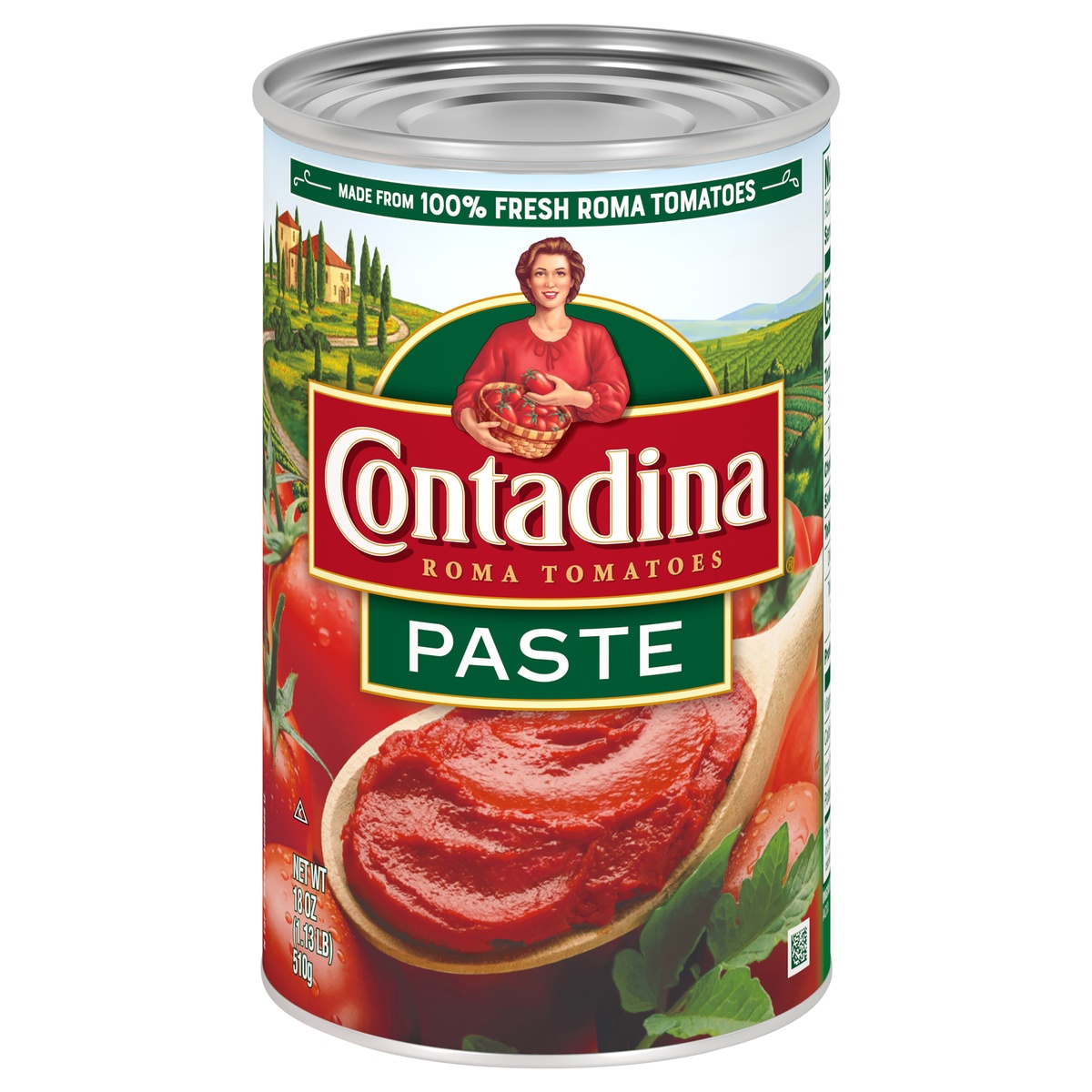 slide 1 of 3, Contadina Tomato Paste Roma 18 oz. Can, 18 oz