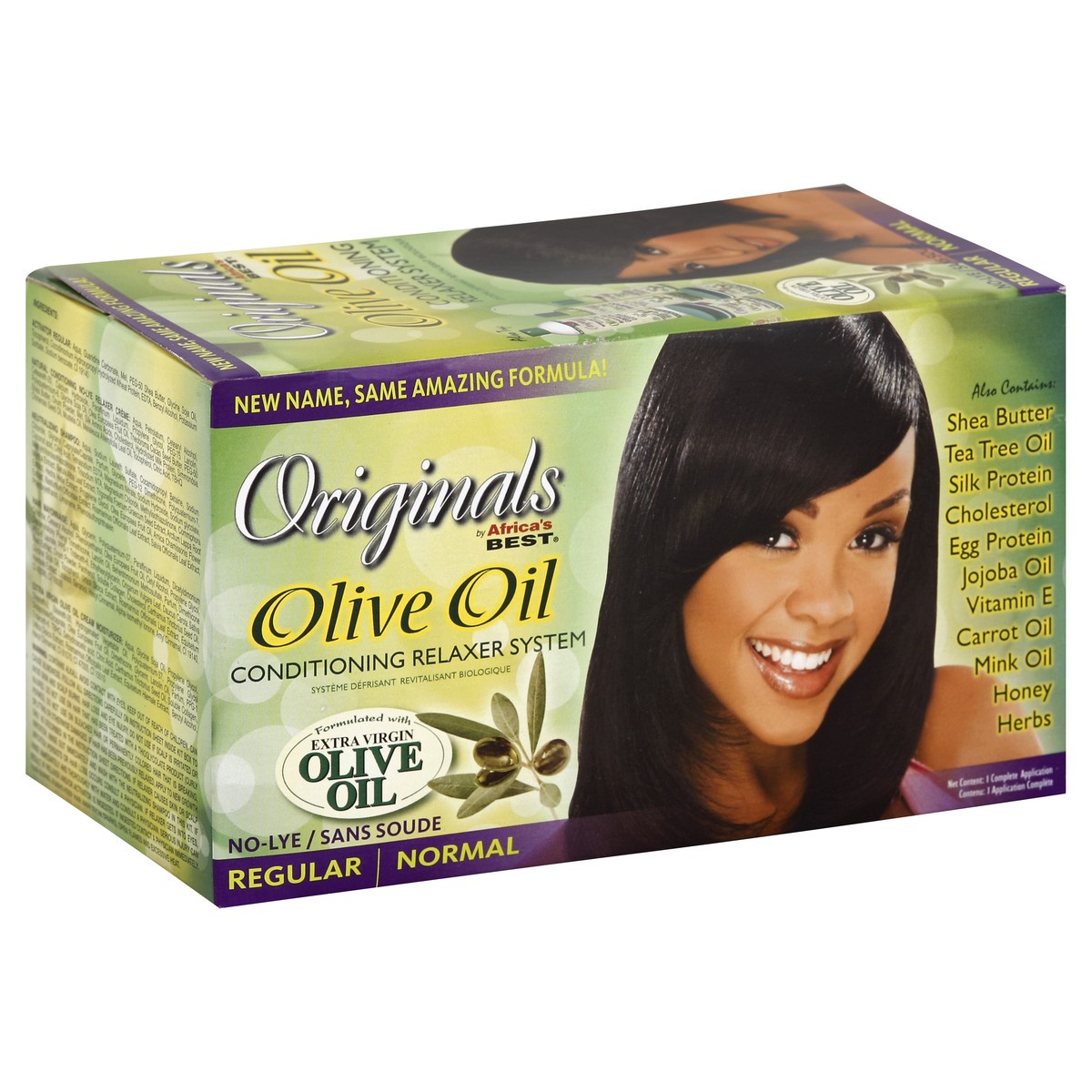 slide 4 of 4, Africa's Best A/B Organics Relaxer Kit Reg, 1 ct