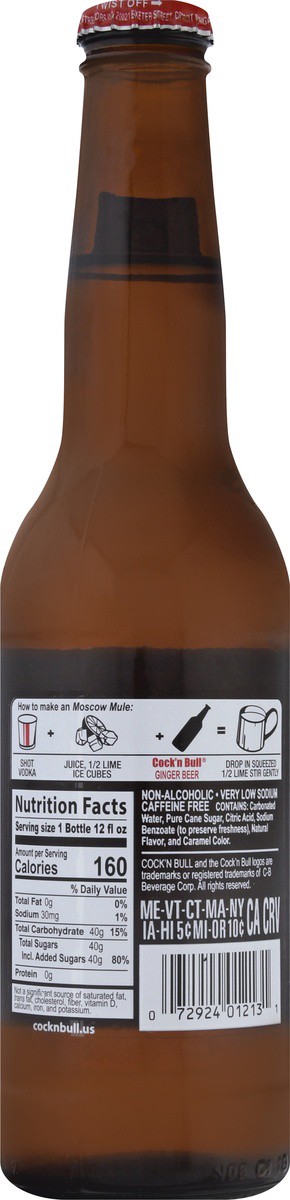 slide 9 of 9, Cock'n Bull Ginger Beer - 12 oz, 12 oz