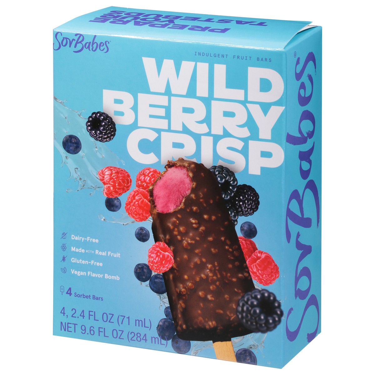 slide 3 of 9, Sorbabes Wildberry Crisp Bar 4Pk, 8 fl oz