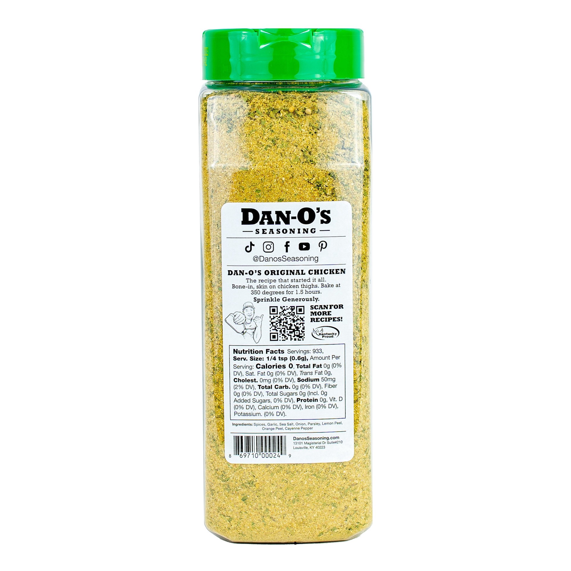 slide 2 of 3, Dan-O's Original Seasoning 20 oz, 20 oz