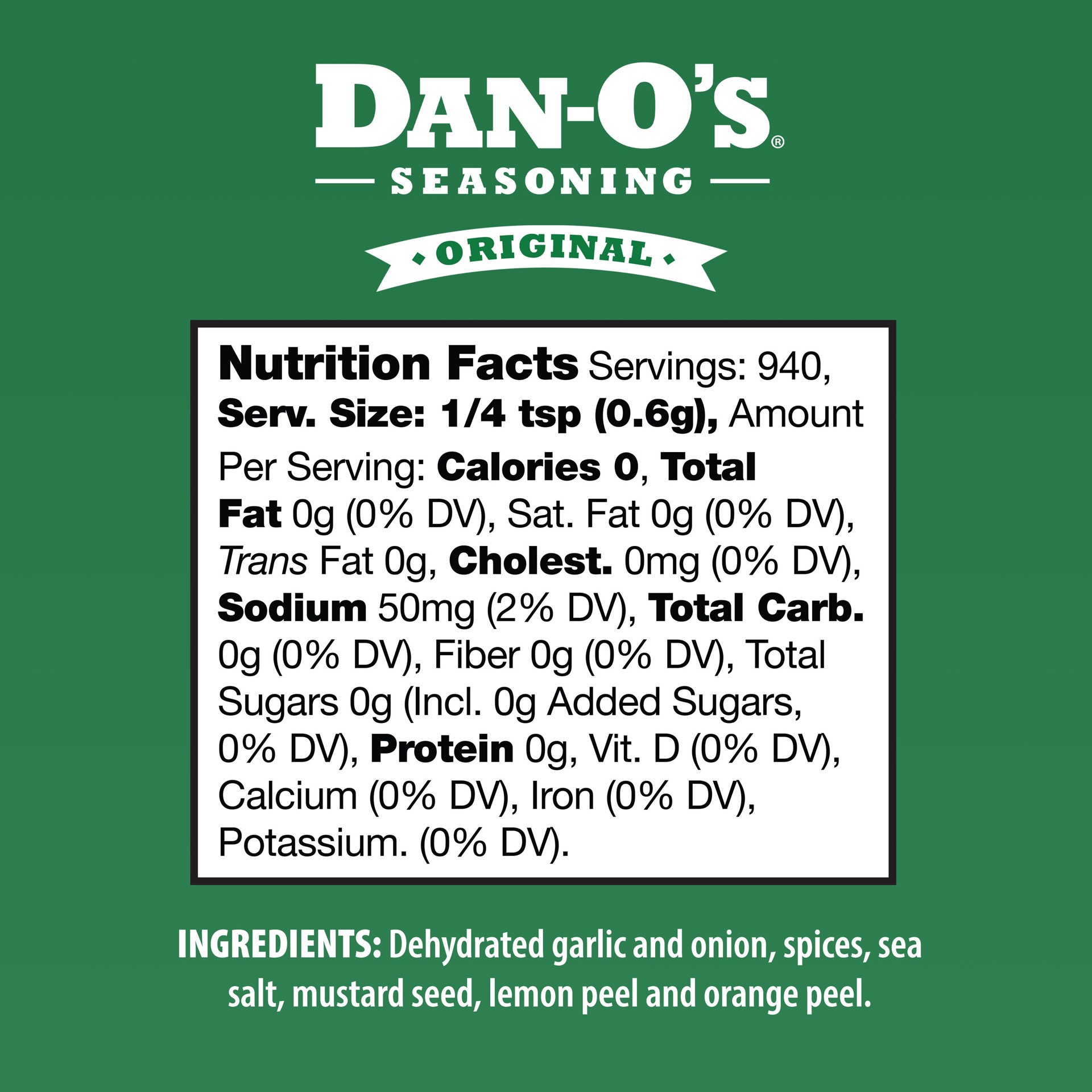 slide 3 of 3, Dan-O's Original Seasoning 20 oz, 20 oz