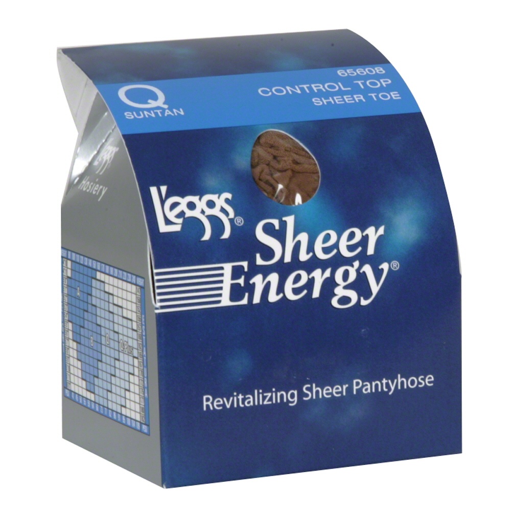 L'eggs Sheer Energy Control Top B Suntan Pantyhose, 2 pk - Pay Less Super  Markets