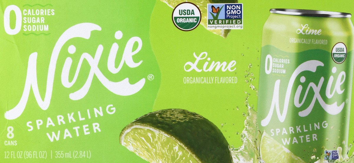 slide 7 of 13, Nixie Sparkling Water Lime - 8 ct; 12 oz, 8 ct; 12 oz