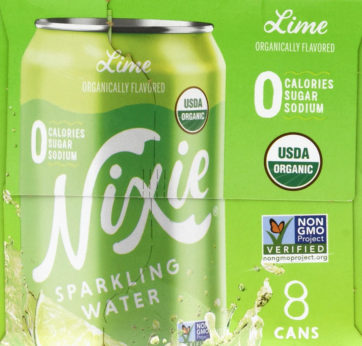 slide 4 of 13, Nixie Sparkling Water Lime - 8 ct; 12 oz, 8 ct; 12 oz