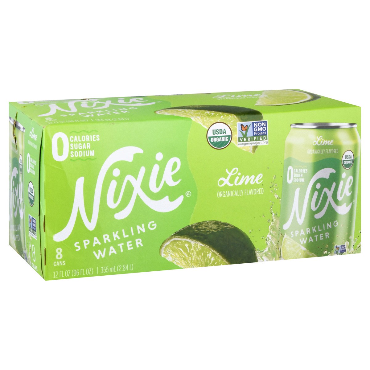 slide 2 of 13, Nixie Sparkling Water Lime - 8 ct; 12 oz, 8 ct; 12 oz