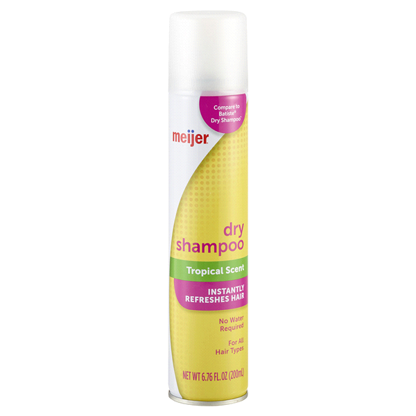 slide 1 of 1, Meijer Dry Shampoo Tropical, 6.73 oz