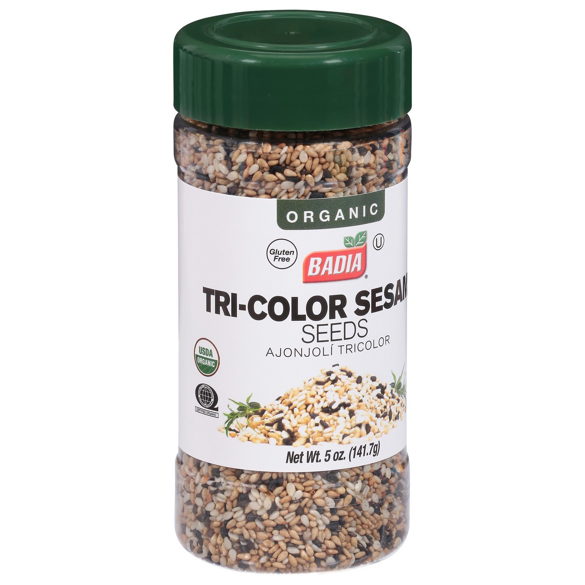 slide 4 of 9, Badia Ajonjoli Tricolor Organic (Tri-Color Sesame Seeds) Jar, 1 ct