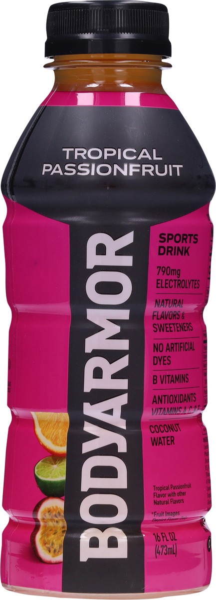 slide 11 of 15, Bodyarmor Tropical Passionfruit Sports Drink Bottle, 16 fl oz, 16 inoz in