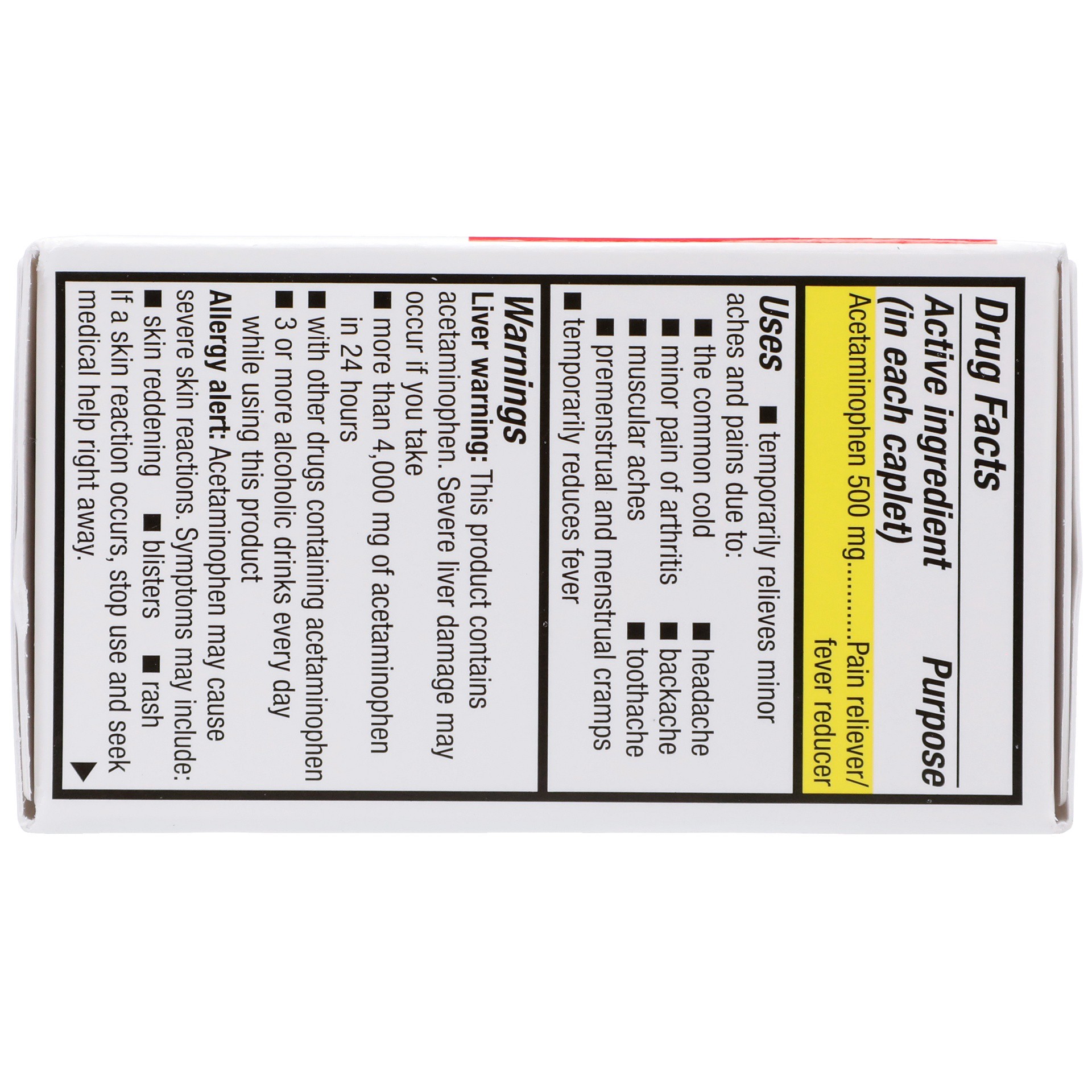 slide 4 of 6, TopCare Pain Relief Extra Strength Caplets, 24 ct