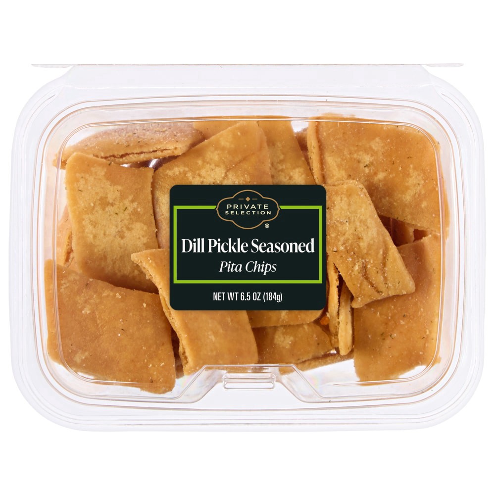 slide 2 of 2, Private Selection® Dill Pickle Seasoned Pita Chips, 6.5 oz