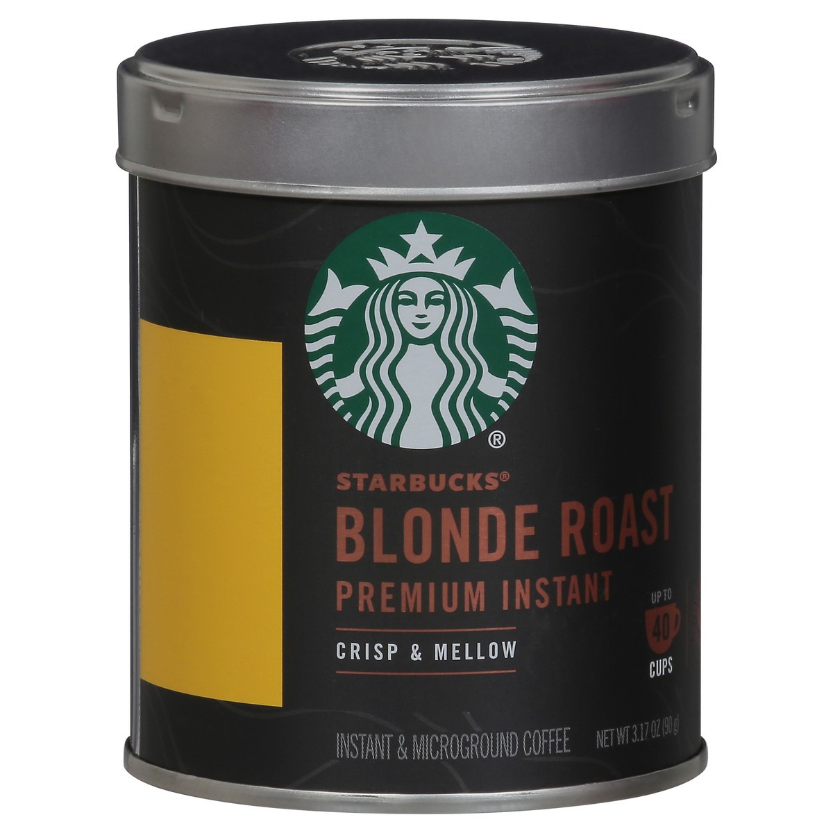 slide 8 of 10, Starbucks Blonde Roast Premium Instant & Microground Coffee 3.17 oz, 3.17 oz