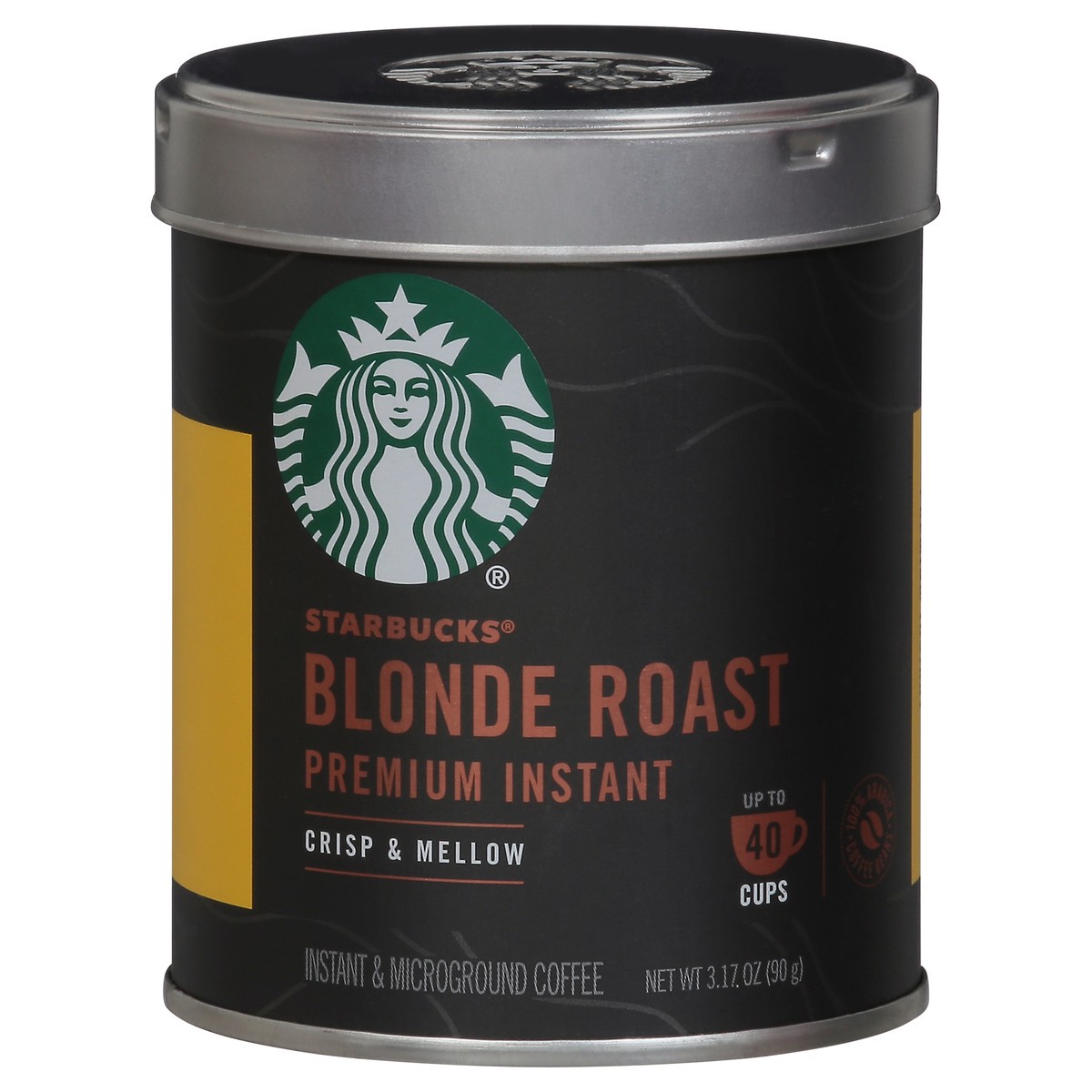 slide 5 of 10, Starbucks Blonde Roast Premium Instant & Microground Coffee 3.17 oz, 3.17 oz