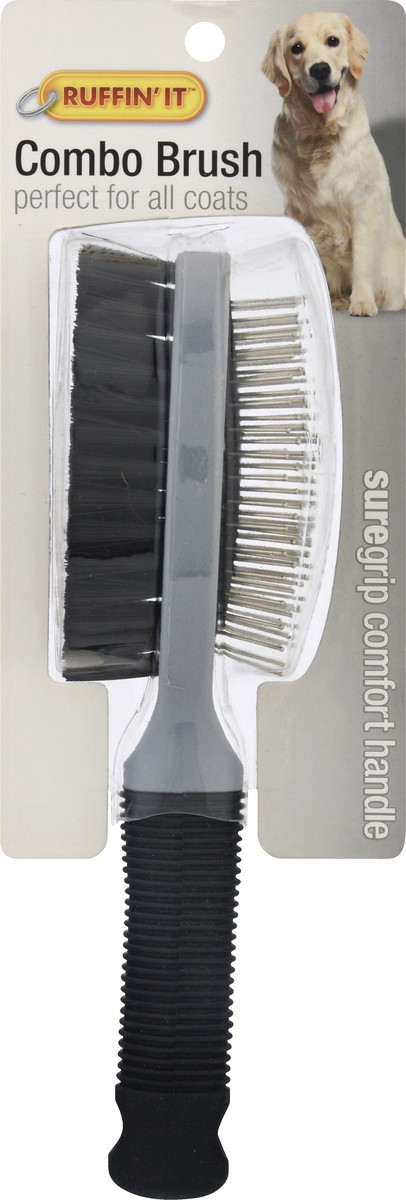 slide 7 of 8, Ruffin' It Double Sided Pet Brush, 1 ct