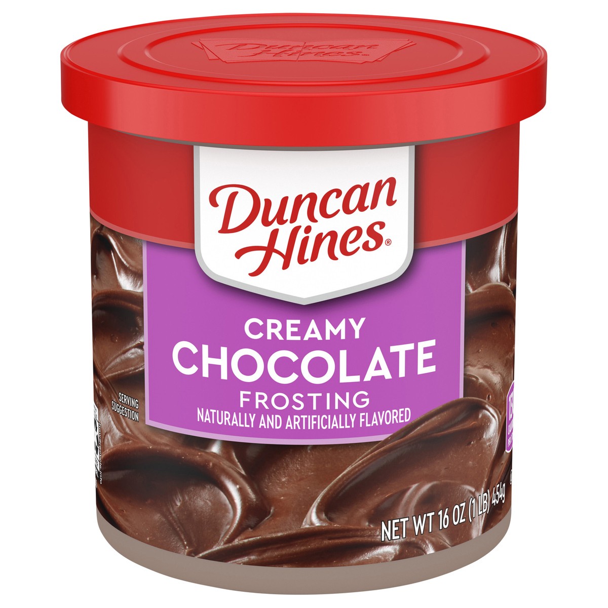 slide 1 of 5, Duncan Hines Creamy Chocolate Flavored Frosting, 16 oz., 16 oz