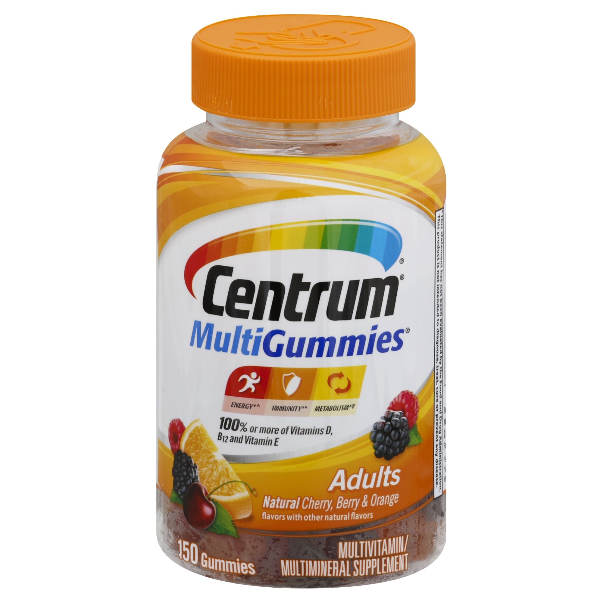 slide 1 of 3, Centrum Adult Multigummies, Assorted Natural Fruit Flavors, 150 ct