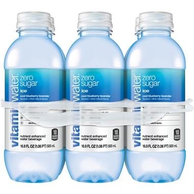 slide 1 of 1, Coke Vitamin Water Zero Sugar Ice, 6 ct; 16 oz