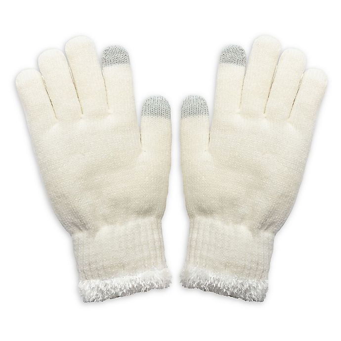 slide 1 of 2, Isaac Mizrahi Knit Women's Gloves with Touch Tips, 1 ct