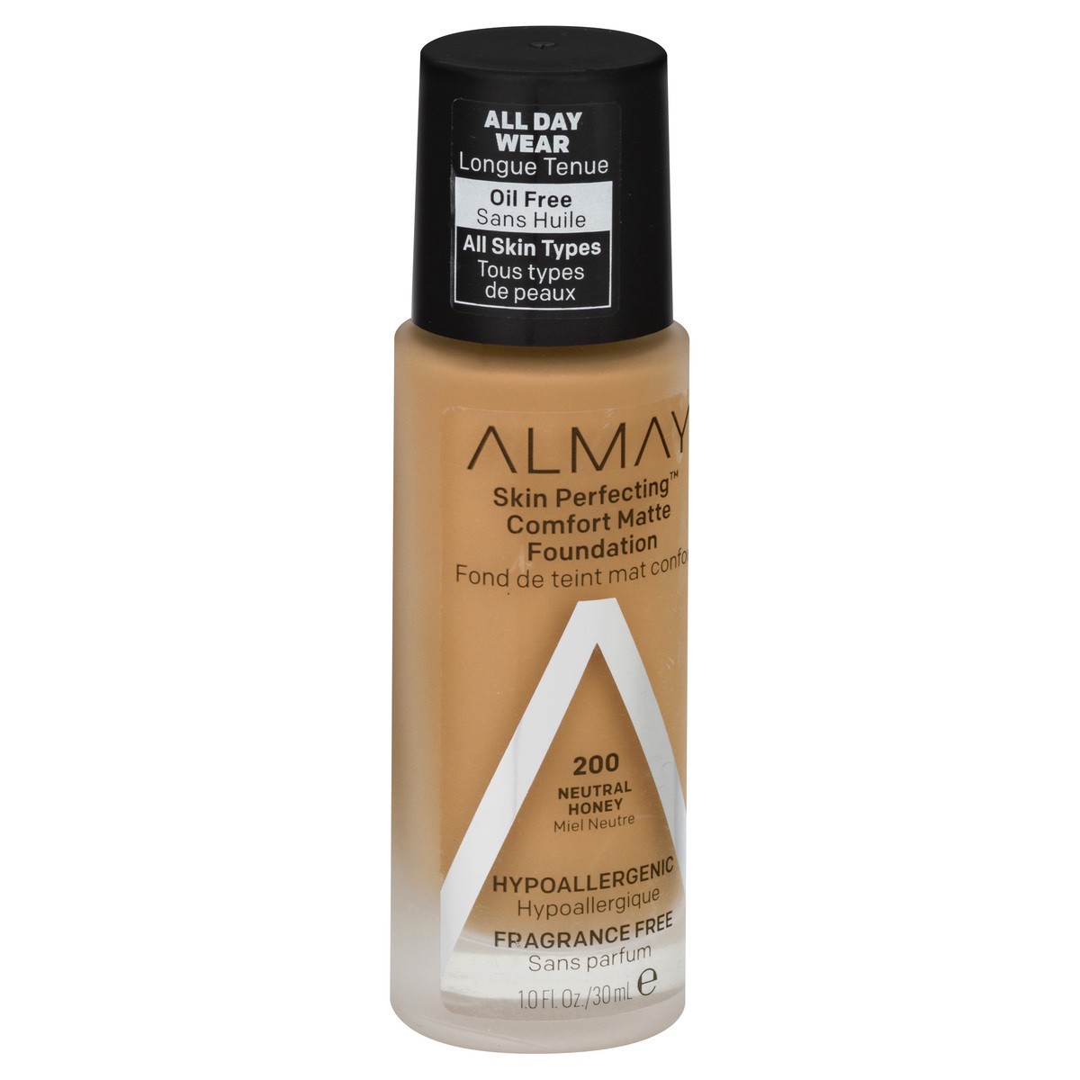 slide 2 of 9, Almay Skin Perfecting Foundation Comfort Matte Neutral Honey - 1 Fl. Oz., 1 fl oz