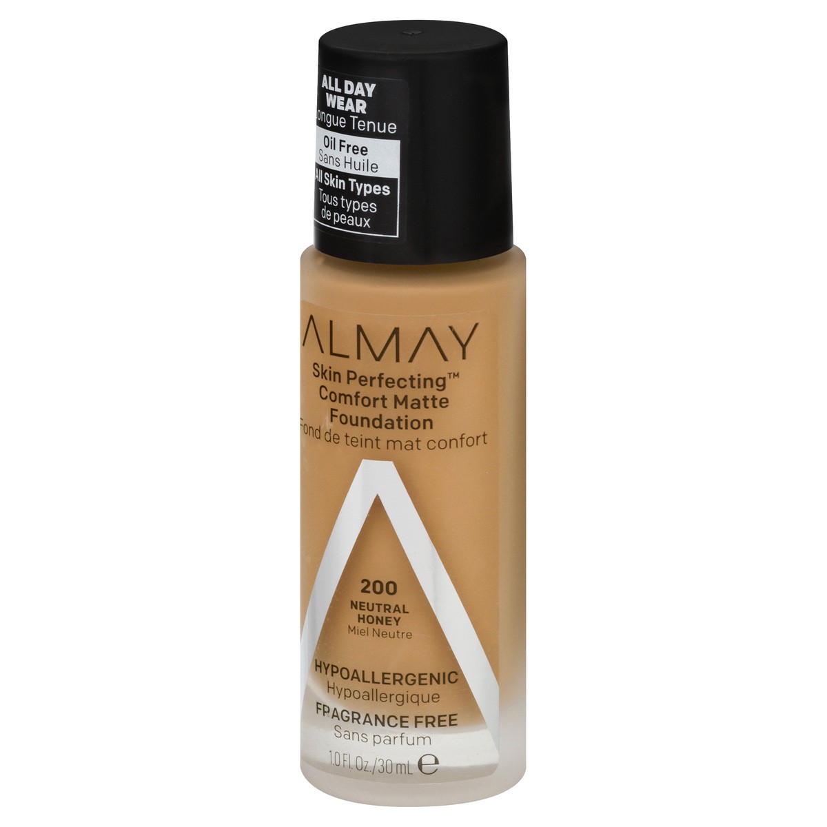 slide 3 of 9, Almay Skin Perfecting Foundation Comfort Matte Neutral Honey - 1 Fl. Oz., 1 fl oz