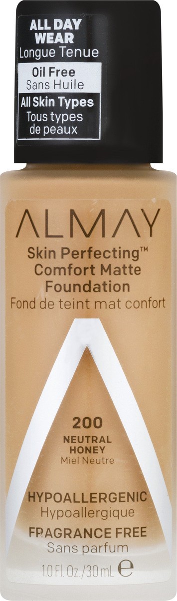 slide 6 of 9, Almay Skin Perfecting Foundation Comfort Matte Neutral Honey - 1 Fl. Oz., 1 fl oz