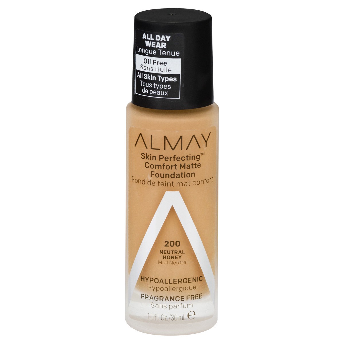 slide 1 of 9, Almay Skin Perfecting Foundation Comfort Matte Neutral Honey - 1 Fl. Oz., 1 fl oz