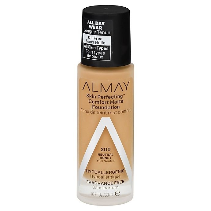 slide 1 of 1, Almay Skin Perfecting Comfort Matte Foundation, Neutral Honey, 1 oz