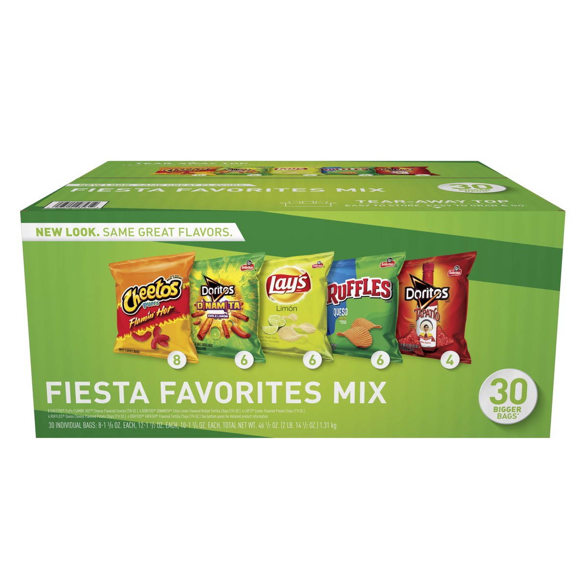 slide 2 of 2, Frito-Lay Snacks, Fiesta Variety Pack, 46.5 oz