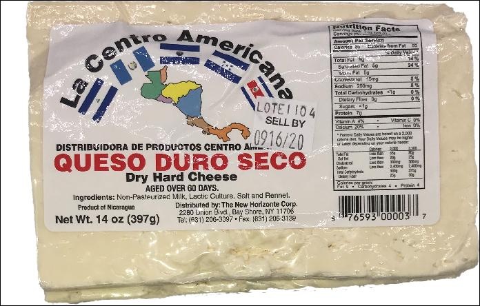 slide 1 of 1, La Centro Americana Lca Qso Duro Blanco - 14 oz, 14 oz