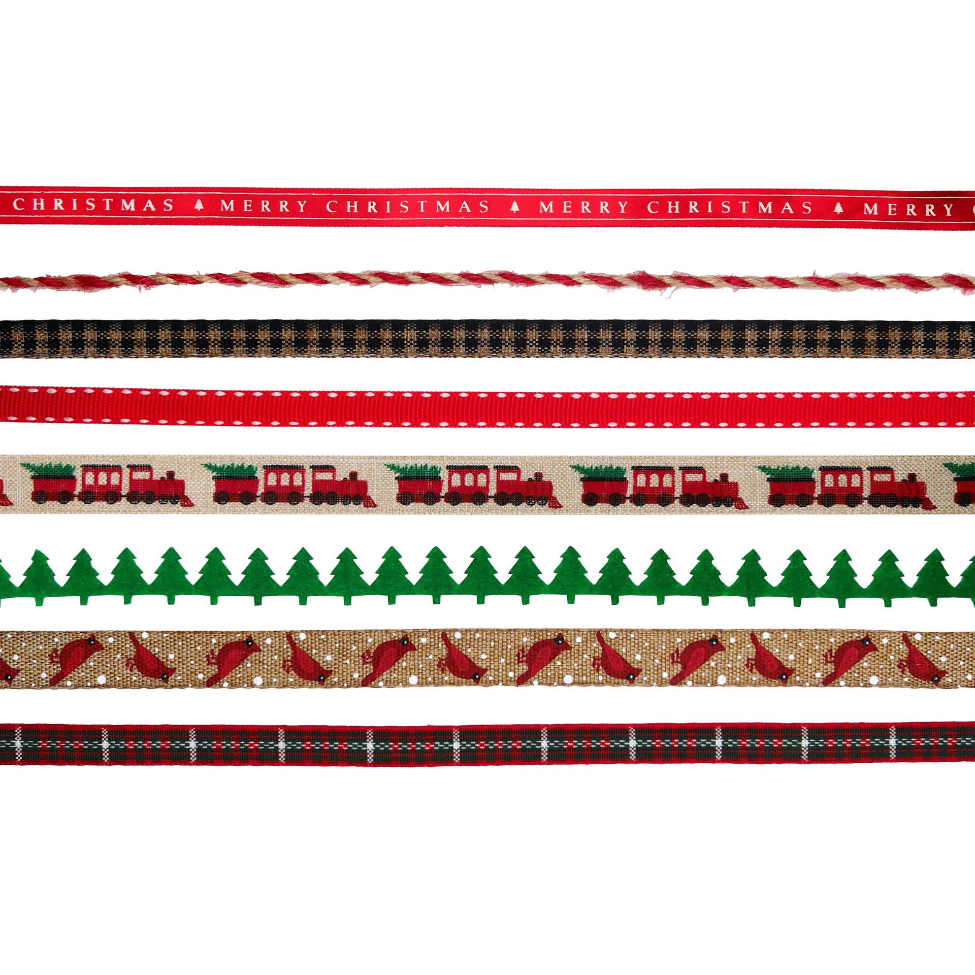 slide 3 of 3, Traditional Christmas Value Pack Ribbon By Celebrate It, 8 ft
