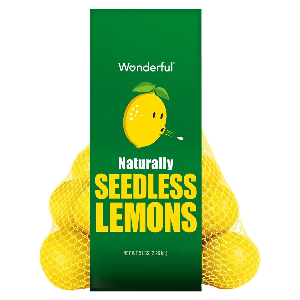 slide 1 of 3, Wonderful Seedless Lemons 5 lb Net, 5 lb