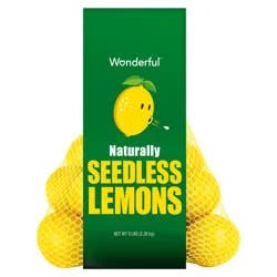 Wonderful Seedless Lemons 5 lb Net