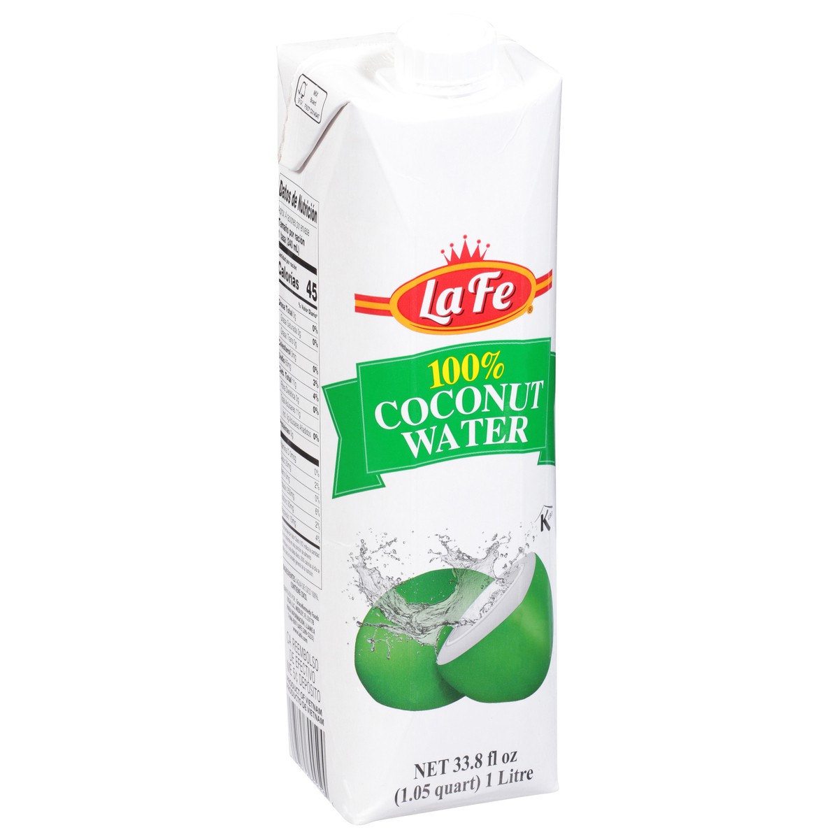 slide 7 of 11, La Fe 100% Coconut Water - 33 oz, 33 oz