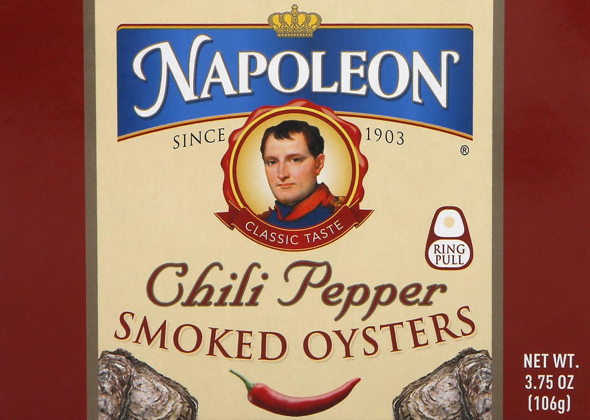 slide 6 of 9, Napoleon Oysters 3.75 oz, 3.75 oz