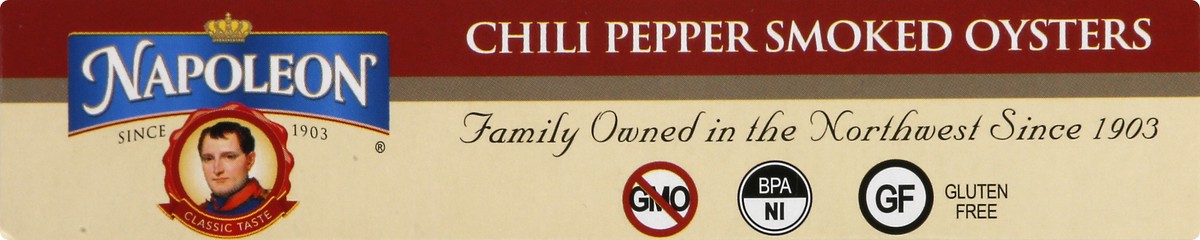 slide 9 of 9, Napoleon Oysters 3.75 oz, 3.75 oz