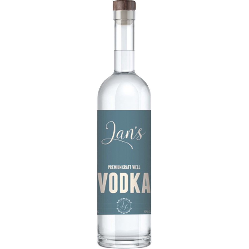 slide 1 of 1, Jan's Premium Craft Vodka, 750 ml