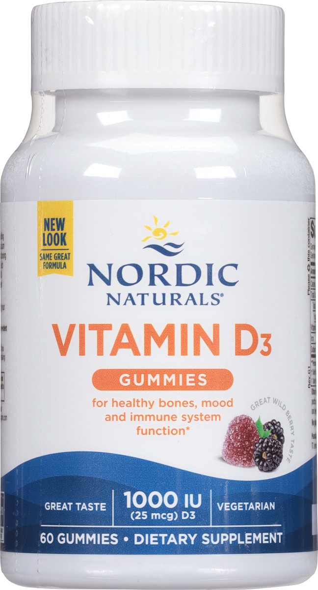 slide 5 of 9, Nordic Naturals 1000 Iu Vitamin D3 Gummies Dietary Supplement, 60 ct