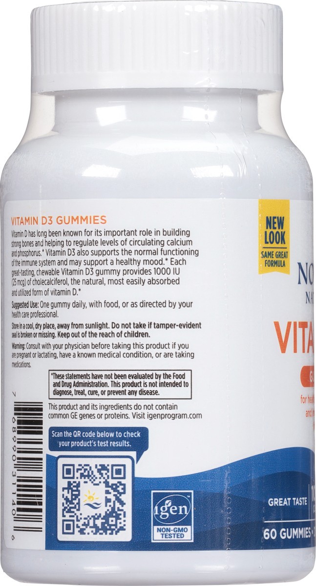 slide 4 of 9, Nordic Naturals 1000 Iu Vitamin D3 Gummies Dietary Supplement, 60 ct