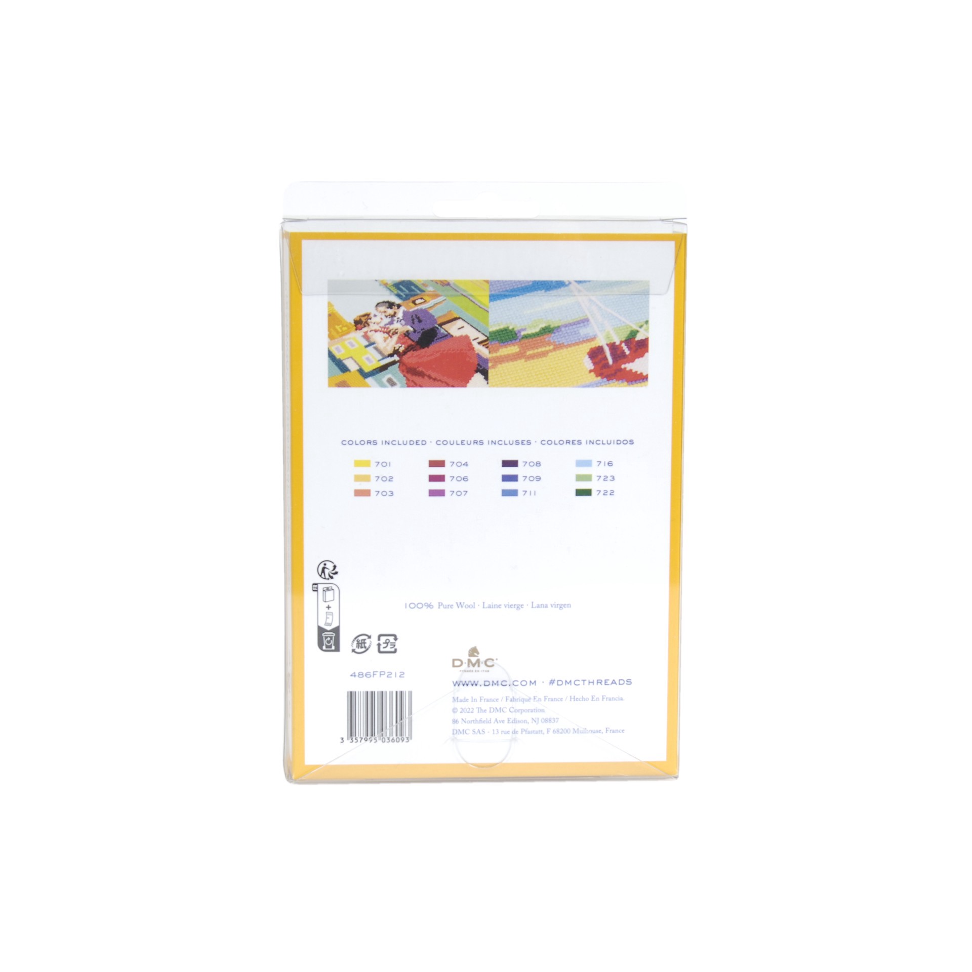 slide 5 of 5, Dmc Tropical Collection Tapestry Wool Pack, 8.7 yd