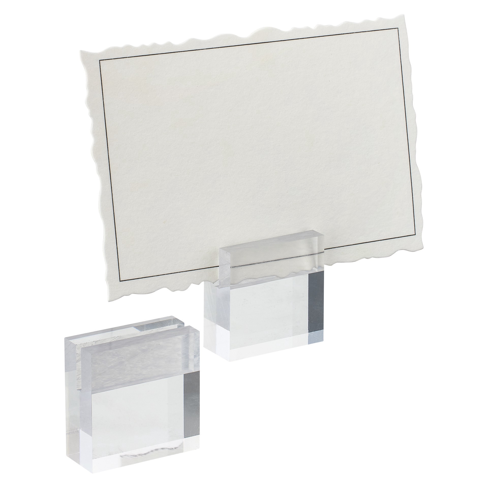 slide 2 of 3, Clear Place Card Holders, 12ct. By Celebrate It, 12 ct